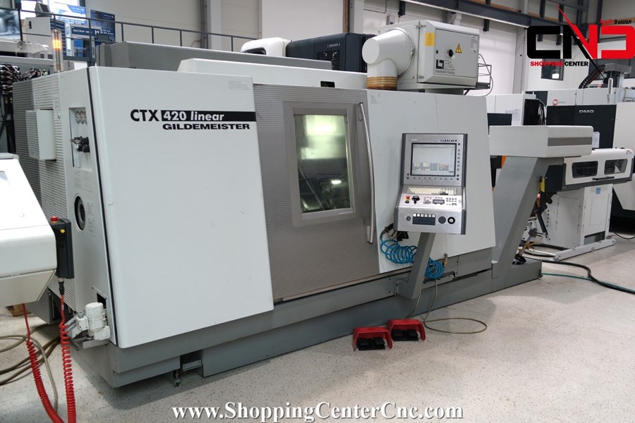 کاتالوگ و نقشه برق تراش سی ان سی GILDEMESTER CTX 420 LINEAR با کنترل SIEMENS 840D