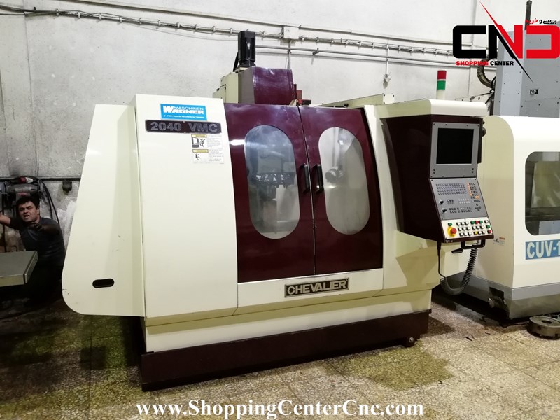 کاتالوگ و نقشه برق فرز سی ان سی سه محور CHEVALIER VMC 2040 با کنترل Heidenhain TNC 410