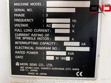 فرز سی ان سی افقی چهار محور دو پالت MORI SEIKI MH 50ساخت ژاپن